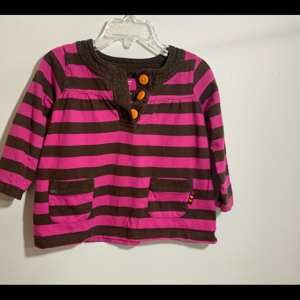 Girl’s Carter’s 24 mo Pink Striped Top